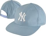 New York Yankees MLB Powder Blue Snapback Adjustable Hat