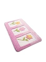 Pandora Set Alfombra de Baño 3 Uds. Anjelik Rosa 60 x 100 cm + 50 x 60 cm + 47 x 50 cm