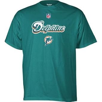 Miami Dolphins 2011 Reebok Sideline Authentic Aqua T-shirt