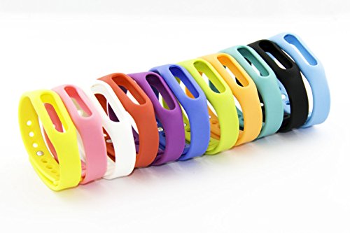 MultiColor Replacement WristBand for Xiaomi Mi Band by Wearable4U (NO TRACKER)