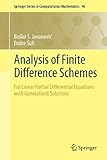 Analysis of finite difference schemes : for linear partial differential equations with generalized solutions