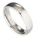 White Tungsten Carbide 6mm Polished Classic Wedding Ring