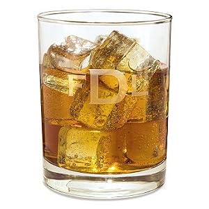 Set of Four Monogrammed Double Old-fashioned Glasses - Frontgate