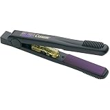 Hot Tools Professional 1188 Ceramic+Titanium 1 Inch Wide Flat Iron with Gentle Far-Infrared Heat