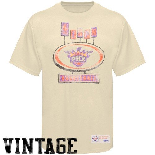 Cheap NBA Sportiqe-ESPN Phoenix Suns Cream Pancakes Distressed Premium T-shirt