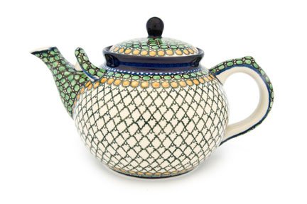Polish Pottery Tranquility Large Teapot