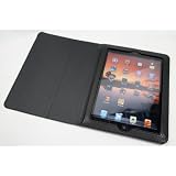 【39s】Apple iPad3/iPad2専用スリム牛本革レザーケース（ブラック）