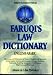 Book Faruqi's Arabic to English Law Dictionary