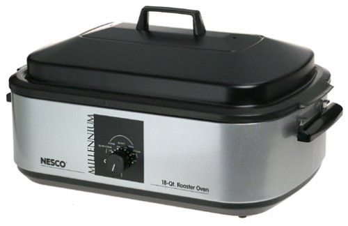 Nesco 4808-47-30 18-Quart Roaster Oven with Nonstick Cookwell - Millennium Silver product image
