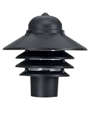 Adjusta-Post Nautical One-Light Outdoor Pier Base/Post Top Lantern, Black #S75TC-BK