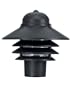 Adjusta-Post Nautical One-Light Outdoor Pier Base/Post Top Lantern, Black #S75TC-BK