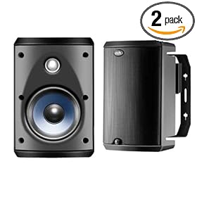 Polk Audio Atrium 55 All-Weather Speakers (Pair, Black)