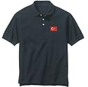 Polo Box Black Flag " Turkey " Country