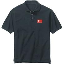 Polo Box Black Flag " Turkey " Country