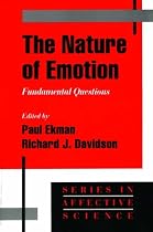 The Nature of Emotion: Fundamental Questions (Series in Affective Science)