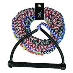 Airhead Tow Ropes - Ski Ropes - Tournament Water Ski Rope (Color: Candy Stripe / Sections: 8 / Len: 75
