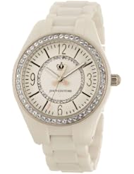 Juicy Couture Womens 1900642 Lively Powder White Ceramic Bracelet Watch