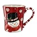 Peppermint Snowman Christmas Mug