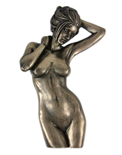 Bronzed Nude Female Wall Plaque