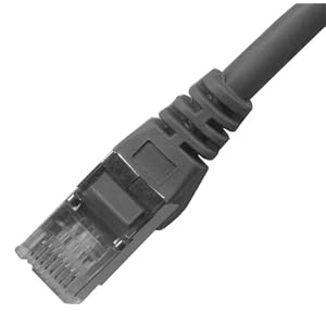 300FT ETHERNET NETWORK CABLE CAT6 (300 ft) Black Shielded STP by Ultra Spec Cables
