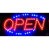 Open Led Neon Business Motion Light Sign. On/off with Chain 19*10*1 #LT001