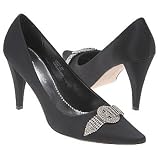 Calvin Klein Women's Lacey (Black Satin 7.0 M)
