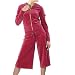 Juniors’ Mossimo® Red: Velour Jacket and Gaucho Pants - Red/ Gold
