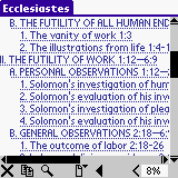 Bible Study Notes on Ecclesiastes