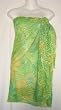 Stretch Long Pareo - Green/Yellow Tie Dye