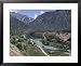 Village of Kacak, Northern Swat Valley, Pakistan Places Framed Art Poster Print by Jack Jackson, 31x25