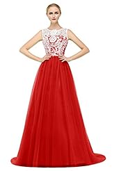 Tulle Lace Bridesmaid Dress/Prom Dress 