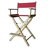 Counter-Height Director's Chair - Natural Frame