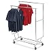 Double Rolling Clothes Rack