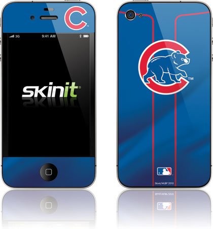 Skinit Chicago Cubs Alternate/Away Jersey Vinyl Skin for Apple iPhone 4 / 4S