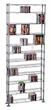 IMAGE OF CD/DVD/VHS 864 Capacity Metal Storage Rack