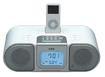 iPodで目覚める生活！全米で大ヒット!! AM/FMラジオ・アラームクロックがひとつに「ラジクロ」【CEC SCD-1501i】ホワイト