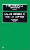Law and Economics in Civil Law Countries (Economics of Legal Relationships)