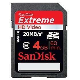 SanDisk Extreme III - Flash memory card - 4 GB - Class 6 - SDHC - with MicroMate Reader