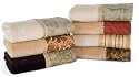 Cotton Craft, 3-pack Red Fingertip Velour Towel Set