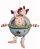 Department 56 Krinkles Jingle Bell Red Fairy Christmas Ornament #796913