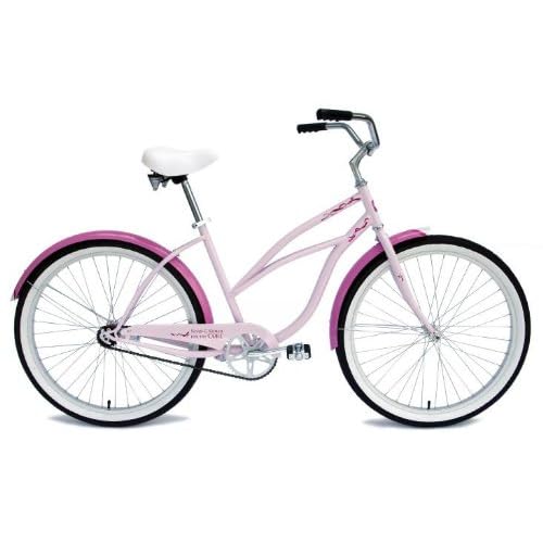 susan g komen 26 women's cruiser bike hot pink