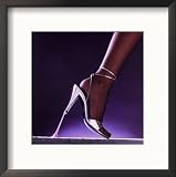 Woman's High Heel Shoe Stuck to Bubble Gum Photos To Go Collection Framed Photographic Poster Print by Ernie Friedlander, 18x18