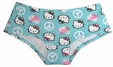 Hello Kitty - Love and Peace Aqua Panty for women (Small)