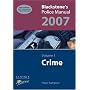 Crime: v. 1 (Blackstone's Police Manuals)