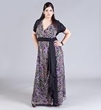 Plus Size Hailey Chiffon Maxi Dress
