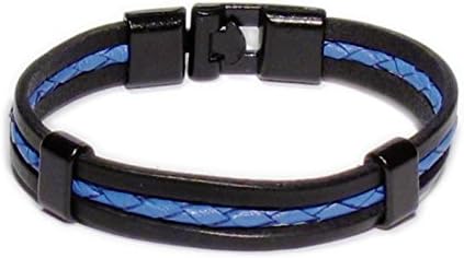 AUTHENTIC HANDMADE Leather Bracelet, Men Women Wristbands Braided Bangle Craft Multi [SKU003067]