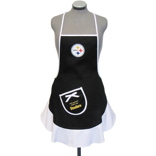 Pro Specialties Pittsburgh Steelers Women's Hostess Apron