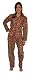 Frankie & Johnny bSoft Flannel Cheetah Pink Trim Lounger pyjama (Medium) Frankie & Johnny bSoft Flannel Cheetah Pink Trim Lounger pyjama (Medium)