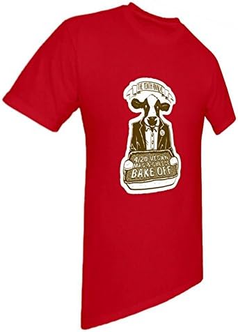 mens Contton T Shirts 4 20 Vegan Mac And Cheese Bake Off Round Neck