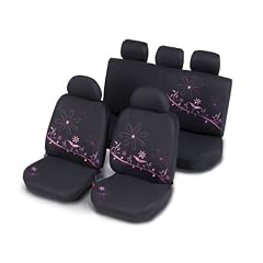 Sitzbezug violett Flower 11 Teilig in Geschenkebox mit Stickerei